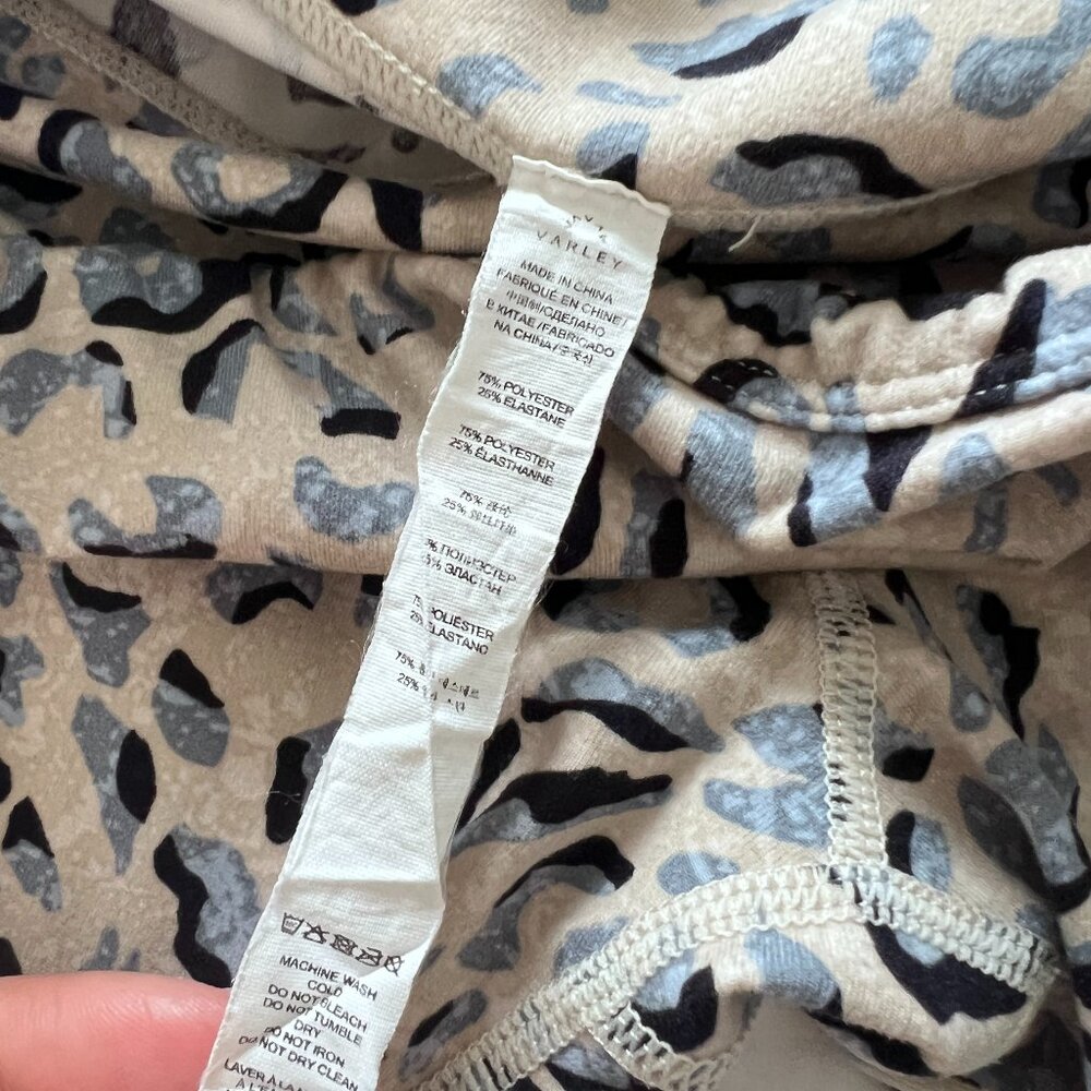 Anthropologie Women's Varley Century Leopard Print Leggings - Picture 10 of 11